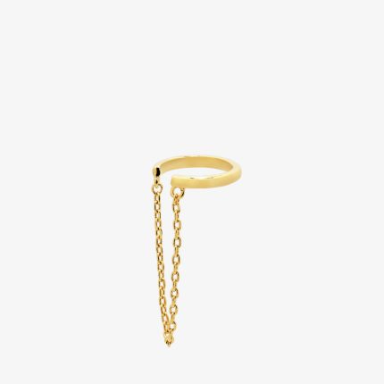 Kamilah Chain Drop Ear Cuff